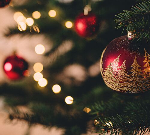 Weihnachtskugel im 5 Sterne Hotel Salzburg