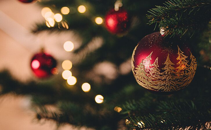 Weihnachtskugel im 5 Sterne Hotel Salzburg