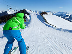 Skifahrer Skiurlaub Schmitten Zell am See