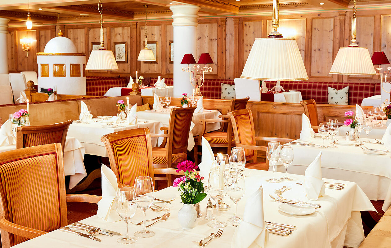 Restaurant 5 Sterne Luxushotel Österreich