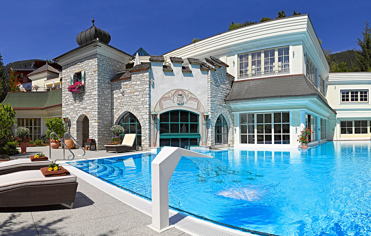 Aussenpool Wellnesshotel Zell am See